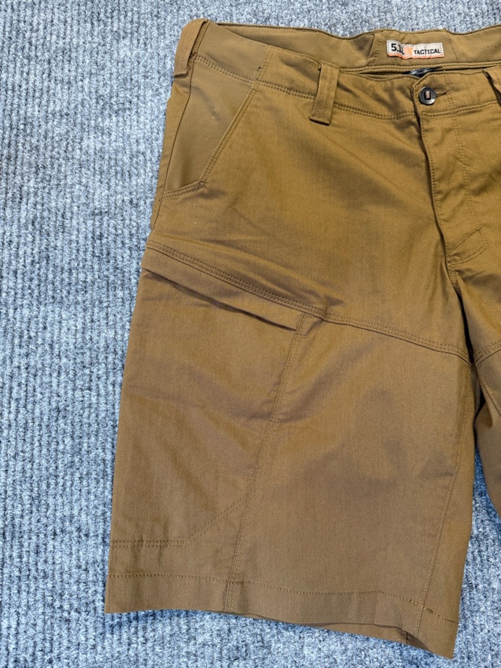 5.11 Apex Men's Tactical Battle Brown 10 Pockets Cargo Shorts 36 Waist - Picture 4 of 14